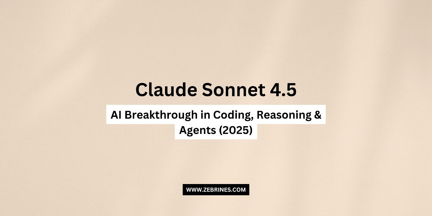 Claude Sonnet 4.5 – AI Breakthrough in Coding, Reasoning & Agents (2025)